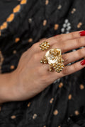 Pankhuri Paan Adjustable Ring