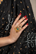 Ratnaroopa Dual-Tone Statement Ring