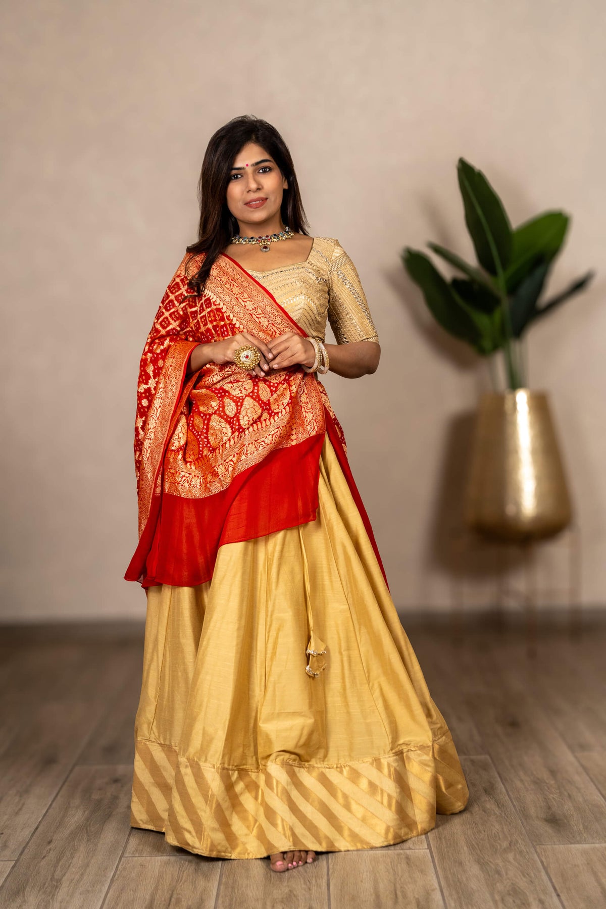 Rekhawali Chaniya - Gold