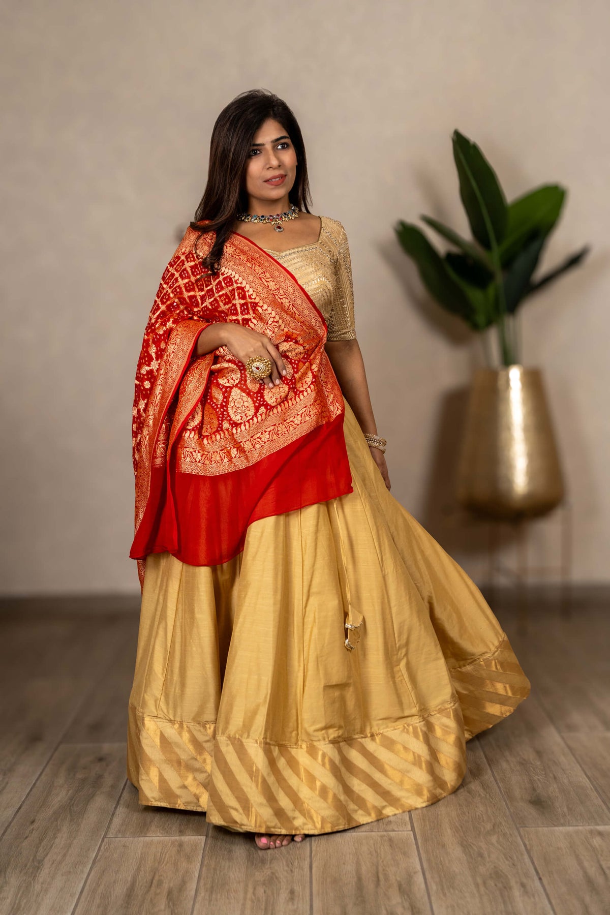 Rekhawali Chaniya - Gold